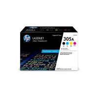 Cartouche de toner quadruple HP LaserJet 305A noir/cyan/magenta/jaune-Noir/Cyan/Magenta/Jaune