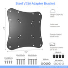 ShoppingAll - Plaque d'adaptation VESA - Noir-7