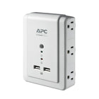 APC – Parasurtenseur mural SurgeArrest 1080 joules 6 prises avec ports USB -Protection en cas d'évènement catastrophique : Protection contre la foudre, les surtensions et les pics de tension. Fusibles thermiques fiables, assurant un fonctionnement sécuritaire de la protection de votre équipement en toutes circonstances.