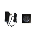 Urbann Module d'extension avec prises USB pour lutrin-Noir, aluminium