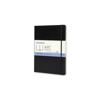 Moleskine – Carnet de croquis Art Plus, A4, noir, couverture rigide-Papier pour croquis sans acide, couleur ivoire