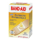 BAND-AID Brand - Pansements « Plus Antibiotique », formats assortis, paq./20-Facile à appliquer proprement
