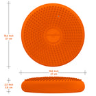 Bouncyband Coussin sensoriel Little Wiggle Seat, Orange-Conçu pour les jeunes enfants contrairement aux coussins plus grands et disques d’équilibre
