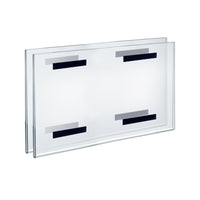 Azar - Trame de panneau de panneau de back-back 17 po l x 11 po H - Clair - Paquet de 2-Vendu en paquets de: 2