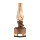 TuBICen - Old Days Lampe de table - Kaki-Lampe de table, lampe d'extérieur, lampe de camping, lampe portable