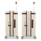 Samsonite - Virtuosa Spinner Petite - Blanc Cassé   -Capacité d’extension – une extension supplémentaire de la valise vous permet de ranger facilement tous vos effets personnels