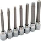 Dynamic Tools – Ensemble de 7 douilles hexagonales longues métriques, à prise de 3/8 po, 4 mm à 10 mm-Inclut : 4, 5, 6, 7, 8, 9, 10 mm