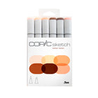 Copic - Sketch marqueurs à encre à double pointe - couleurs portrait - lot de 6-cohérence et qualité des couleurs