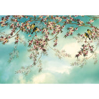 Komar - Tapisserie murale Sakura-Imprimé sur papier recyclé.