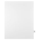 Mark Maker – Onglets séparateurs juridiques blancs, 1/15 onglets, format lettre, sans trous, numéro 163, 25/paquet-Onglets séparateurs blancs, 1/15 onglets