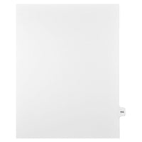 Mark Maker – Onglets séparateurs juridiques blancs, 1/15 onglets, format lettre, sans trous, numéro 163, 25/paquet-Onglets séparateurs blancs, 1/15 onglets