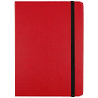JAM PaperMD – Cahiers de notes à couverture rigide avec fermeture à bande élastique, 5 x 7 po, rouge, 2/pqt-Rouge