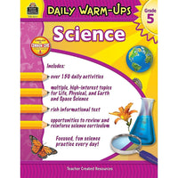Ressources créées par l'enseignant Échauffements quotidiens Sciences, 5e année-Même les horaires de classe chargés peuvent accueillir ces leçons brèves mais précieuses
