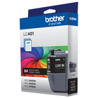 Brother LC401BKS Cartouche d’encre noire à rendement standard d’origine-Original