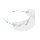 DRSAVER Eyewear Style - Écran facial 1 cadre + 5 écrans pour la protection des yeux-Protection complète des yeux contre les gouttelettes, la salive, les éclaboussures, l'huile et la poussière.