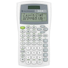 Calculatrice Scientifique Texas Instruments TI-30X IIS - Dual Power, Capot Résistant aux Impactes - Blanc-Conversion Fraction/Décimal