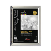 Seco - Cadre Snap, 11 "x 14", argent-Cadre affiche