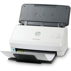 HP - Numériseur à alimentation feuille à feuille ScanJet Pro 3000 s4-Libération de lâ™espace de travail. Compacte et mince, la conception moderne du numériseur HP ScanJet Pro est adaptée au poste de travail
