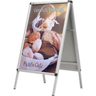 Quartet - Support intérieur/extérieur pour affiche A-Frame-Idéale pour les environnements intérieurs et extérieurs  