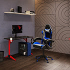 Chaise de jeu Ravagers de CorLiving - Noir/Bleu-Montage facile