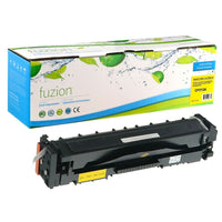 fuzion - HP 204A (CF512A) Cartouche De Toner Compatible - Rendement Standard - Jaune-Couleur d'encre: Jaune