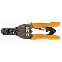 HVTools – Outil de sertissage pour fiche modulaire, 11 x 4 x 1 po, noir-Outil de sertissage de HV Tools pour fiches modulaires à cliquet 8P8C/RJ-45,6P6C/RJ-12,6P4C/RJ-11b