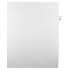 Markmaker - Intercalaires imprimes Legal, Blanc, 1/25th coupe, format lettre, sans trous, 25 tabs/PQT, 5 PQT/Boite, Numero 106-Intercalaires imprimes Legal