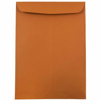JAM Paper - Enveloppes ouvertes pour catalogue - 9" x 12" - Orange foncé - Paquet de 50-Couleur : orange foncé.