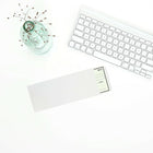 JAM Paper Enveloppes commerciale Strathmore à extrémité ouverte et gommée, 4 1/8 x 9 1/2 po, blanc lumineux, 1000/paquet-Ouverture : livret