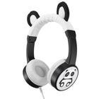 Planet Buddies - Écouteurs pour Enfants à Fourrure - Noir (Panda)-Safe Audio: Les écouteurs filaires Planet Buddies pour filles et garçons ont un volume limité à 85 décibels pour protéger les petites oreilles contre les bruits excessifs. Parfait pour les enfants à partir de 3 ans, idéal pour étudier à domicile ou profiter des tablettes pour enfants
