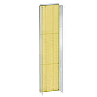 Azar Displays – Présentoir à panneau perforé Powerwing, 14 x 60 po, jaune (700354-YEL)-En panneau perforé