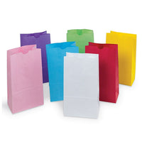 Pacon Rainbow - Sac papier de bricolage coloré 11 x 6 po, couleur pastel, 84/paquet (PAC72130)-Taille : 11 long. x 6 larg. x 3 5/8 prof. (po)