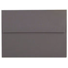 JAM Paper Enveloppes A8 simples foncées, gris foncé, 250/paquet-Enveloppe simple de couleur violet foncé