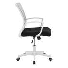 Chaise de bureau ergonomique à dossier en maille Workspace de CorLiving - Gris-Le siège en maille rembourrée respirante est épais et résistant