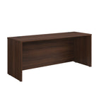 Sauder 71"W La Collection Affirm Bureau - Finition Noble Elm-Plateau durable de 1 po d'épaisseur pour ordinateur, lampe, bloc-notes et plus encore