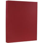 JAM Paper Papier couverture cartonné au fini texturé, 8 1/2 x 11 po, rouge foncé, 250 feuilles/rame-Taille : 8 1/2 x 11 po