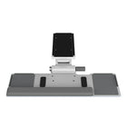 Système de clavier Humanscale 6F - 6FW259S12-Les systèmes de clavier brevetés Humanscale ont un réglage sans effort de la hauteur et de l'angle. Favorisant l'incrustation à inclinaison négative, les plates-formes de clavier n'entreront pas dans une inclinaison positive.