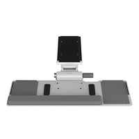 Système de clavier Humanscale 6F - 6FW259S12-Les systèmes de clavier brevetés Humanscale ont un réglage sans effort de la hauteur et de l'angle. Favorisant l'incrustation à inclinaison négative, les plates-formes de clavier n'entreront pas dans une inclinaison positive.