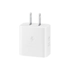 Samsung - Adaptateur secteur de voyage 25 W avec câble USB-C vers USB-C - Blanc-Plus mince et plus convivial, grâce à GaN Tech
