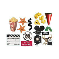 Kit déco recto-verso Eureka, film-Chaque ensemble contient de nombreuses illustrations ou photos en couleur découpées à l'emporte-pièce
