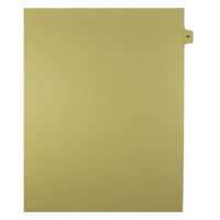 Mark Maker – Onglets séparateurs juridiques beiges, 1/15 onglets, format lettre, sans trous, numéro 47, 25/paquet-Onglets séparateurs beiges, 1/15 onglets