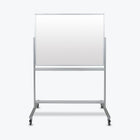 Luxor – Tableau magnétique mobile, 48 po x 36 po (MMGB4836)-Verre trempé double face, résistant aux taches et aux traces fantômes avec cadre en aluminium