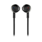 JBL - Écouteurs bouton T205, noir (JBLT205BLK)-Câble plat, anti enchevêtrement