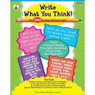 Livre numérique : Carson Dellosa - Write What You Think!, 104228-EB,  3e à 8e année-Vous recevrez deux courriels : le premier confirmant la totalité de votre commande et le second comportant un lien de téléchargement. Vous pourrez utiliser le lien de téléchargement immédiatement ou plus tard, comme vous le voulez.