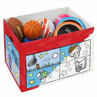 Bankers Box - Coffre à jouets Au jeu - Sport-Utilise des marqueurs, des crayons de couleur ou de la peinture pour décorer ton coffre à jouets Bankers Box