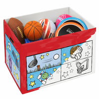 Bankers Box - Coffre à jouets Au jeu - Sport-Utilise des marqueurs, des crayons de couleur ou de la peinture pour décorer ton coffre à jouets Bankers Box