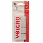 Attaches carrées Velcro Sticky Back, 7/8", blanc, paquet de 72-Les carrés mesurent 7/8"