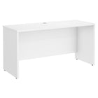 Bureau crédence 60 po L x 24 po P Studio C de Bush Business Furniture, blanc (SCD360WH)-Stratifié thermofusionné sur bois composite