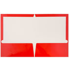 JAM PaperMD – Chemise lustrée à 2 pochettes, 9 1/4 x 11 1/2 (po), rouge, 100/boîte-Taille : 9 1/4 x 11 1/2 (po)