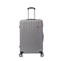 TOSCANO RIGOROSO Grand bagage rigide de 30 po - Argent titane-Conçu en Italy